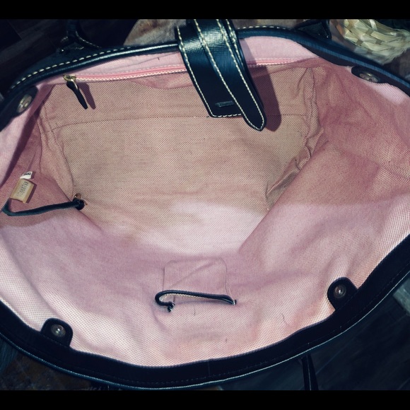 Dooney & Bourke Navy & Black Cindy Tote - Picture 7 of 8